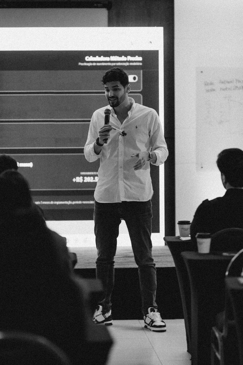 Marcos Machado no palco
